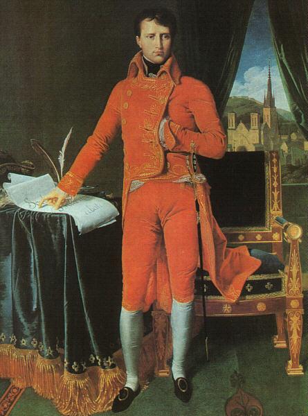 Jean-Auguste Dominique Ingres Bonaparte as First Consul